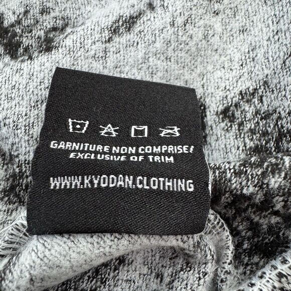 Kyodan Outdoor Women’s Gray Leaf Print 1/4 Zip Pullover Sweater Size XL Gym Yoga - Picture 11 of 11